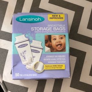Breastmilk storage bags